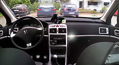 Kromirane letve za notranjost Peugeota 307 HB SW