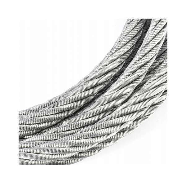 Stalowa lina do podnośnika Nortec PD 4000 - długość 8,71 m, średnica 8 mm, zakończenia śrubowe