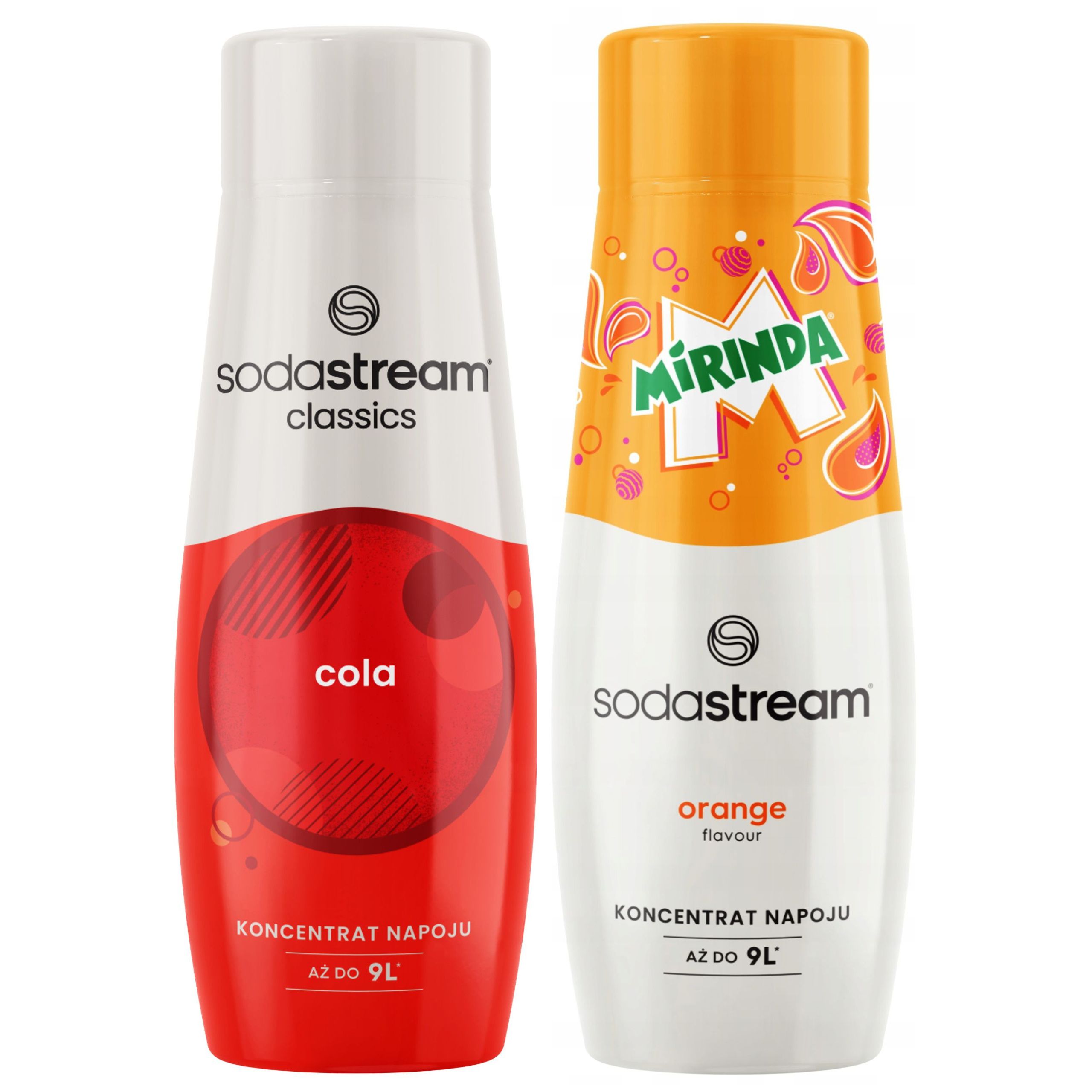 Sodastream Saturator Concentrate Sæt 2x Colasirup + Mirinda