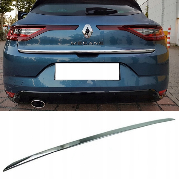 Elegantna kromirana traka na poklopcu motora