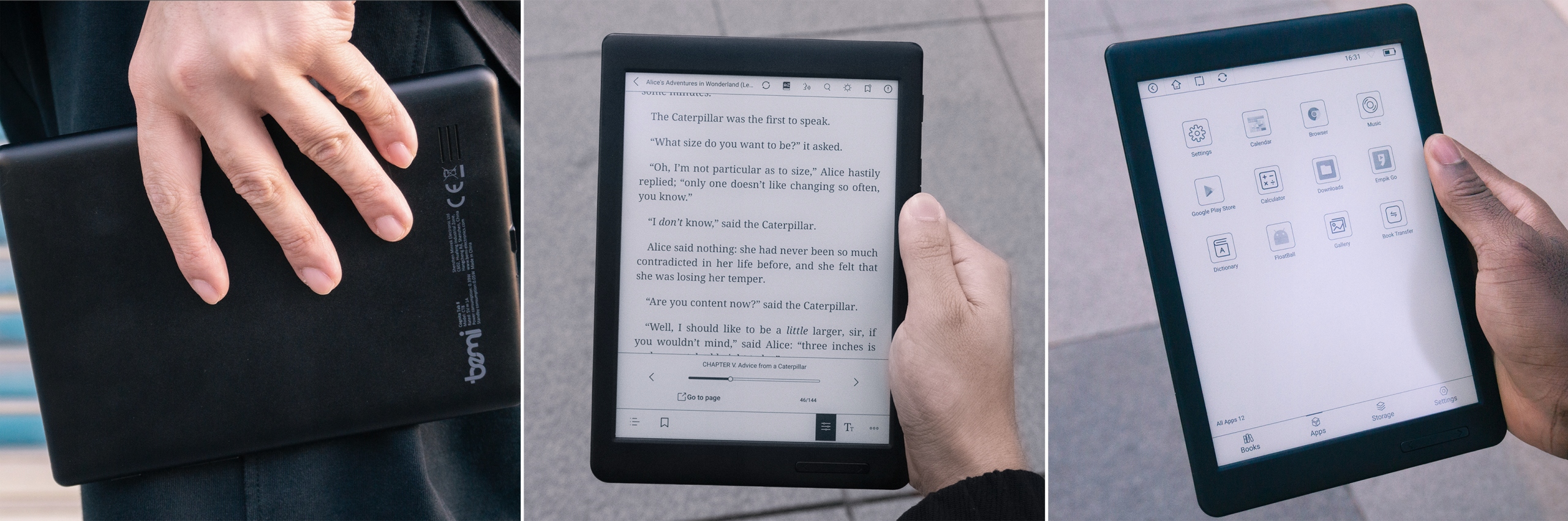 Bemi Cognita Tab 5-5,76 inch E-book reader met e-papierscherm, Android