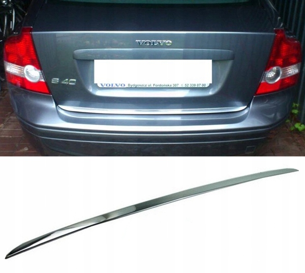 Kromirana letev za pokrov prtljažnika - stranski pogled