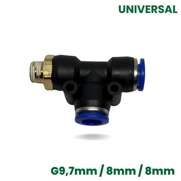 Złączka pneumatyczna G9,7mm/8mm/8mm - zdjęcie 1