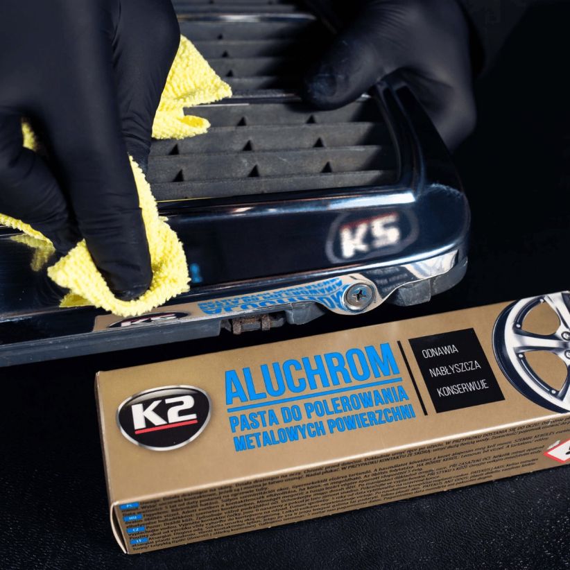 Pasta K2 Aluchrom - nadaje lustrzany połysk aluminium