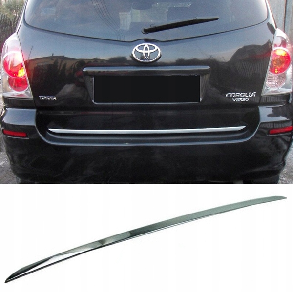 Namestitev kromirane letve na pokrov prtljažnika