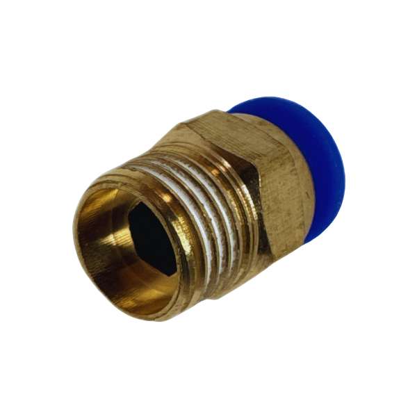 Łącznik przewód na wtyk 6mm / gwint 9,7mm