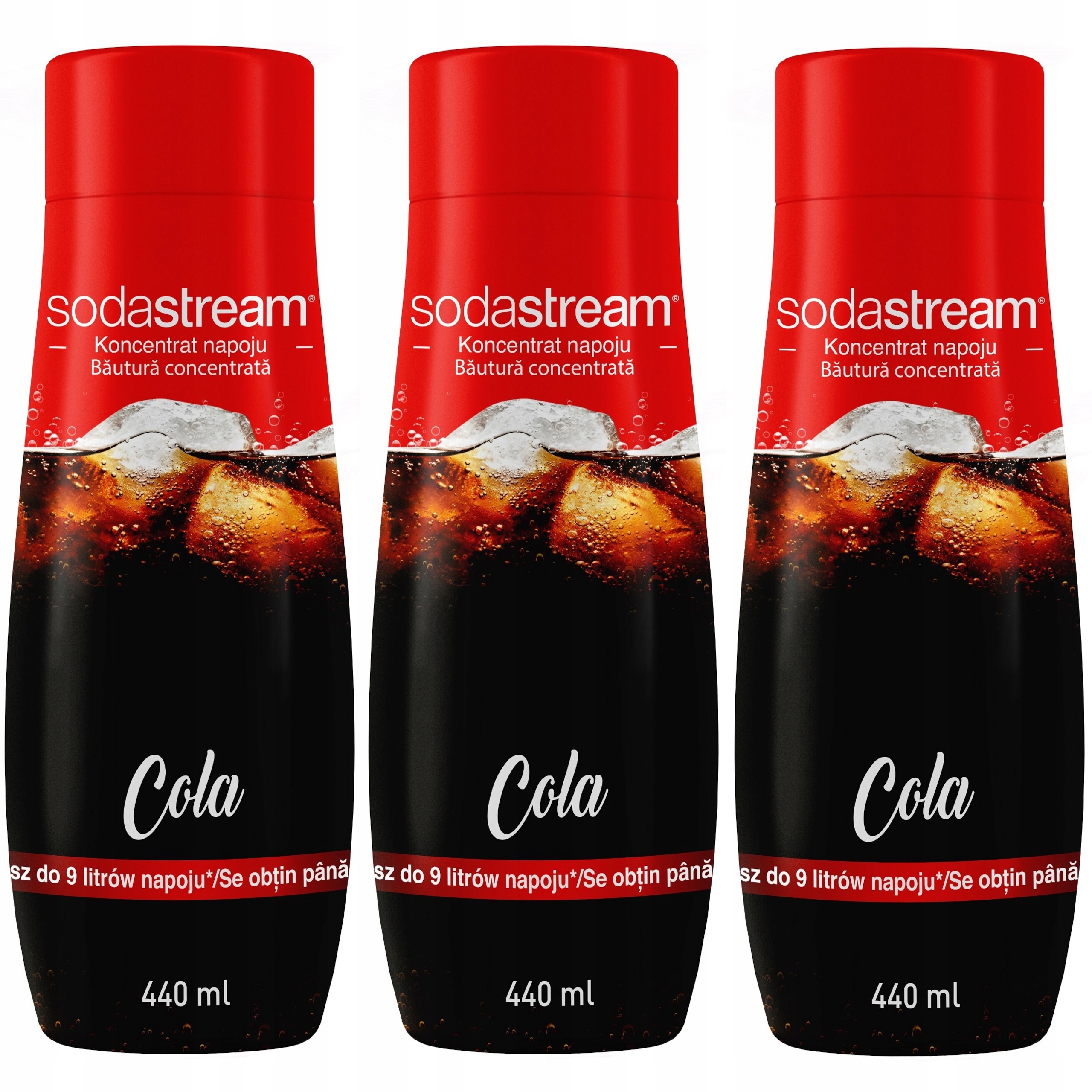 3 SodaStream-tiivisteen setti, 3x Kola