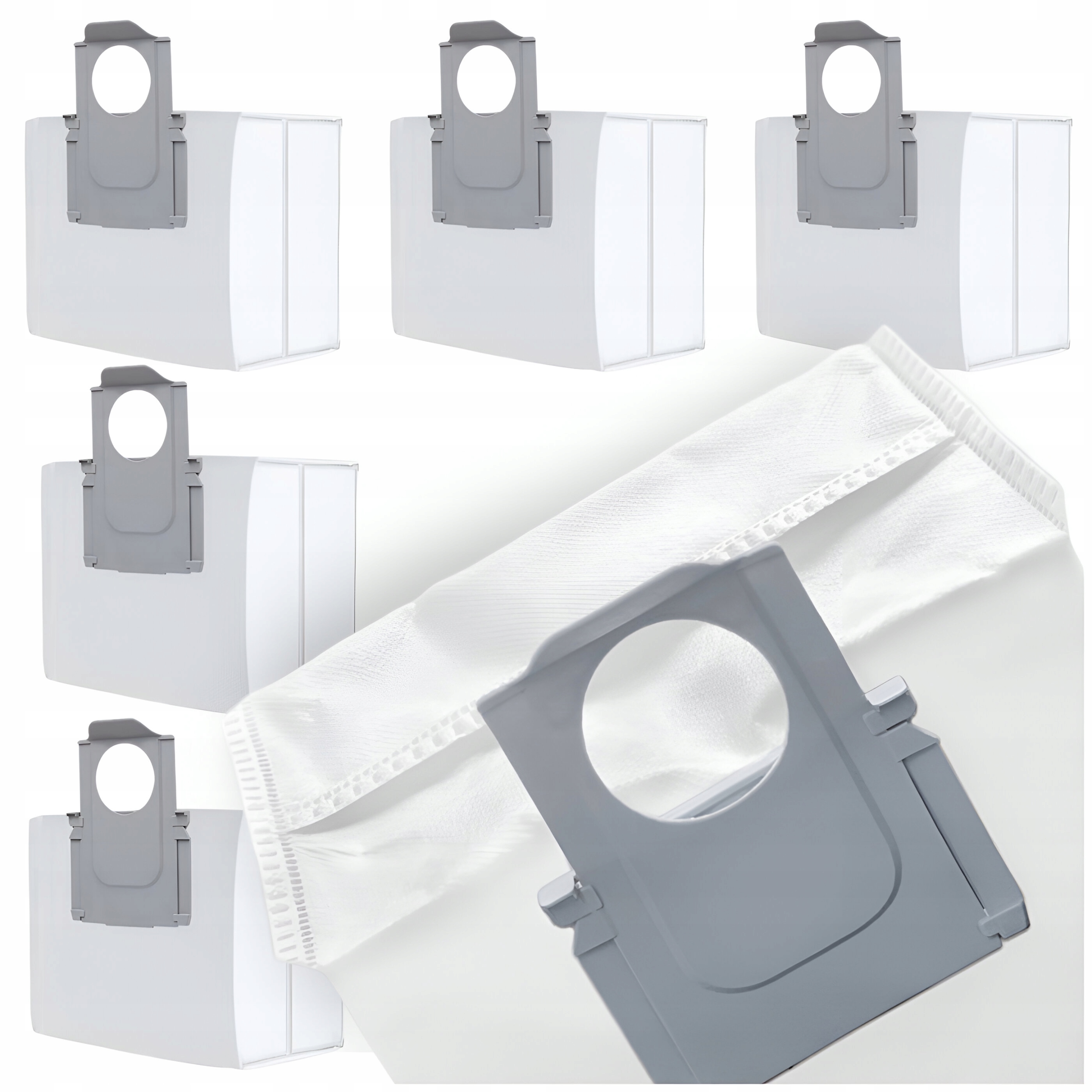 Roborock dammsugarpåsar 5-pack för S8 Plus S8+ Pro Ultra S7 S7+ Max V Q7 Q5