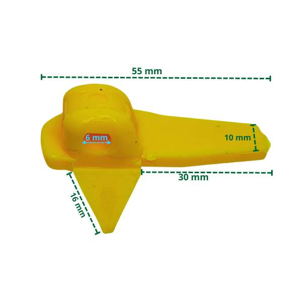 Couvercle en plastique pour pied de montage Type AI - M-stop-0058