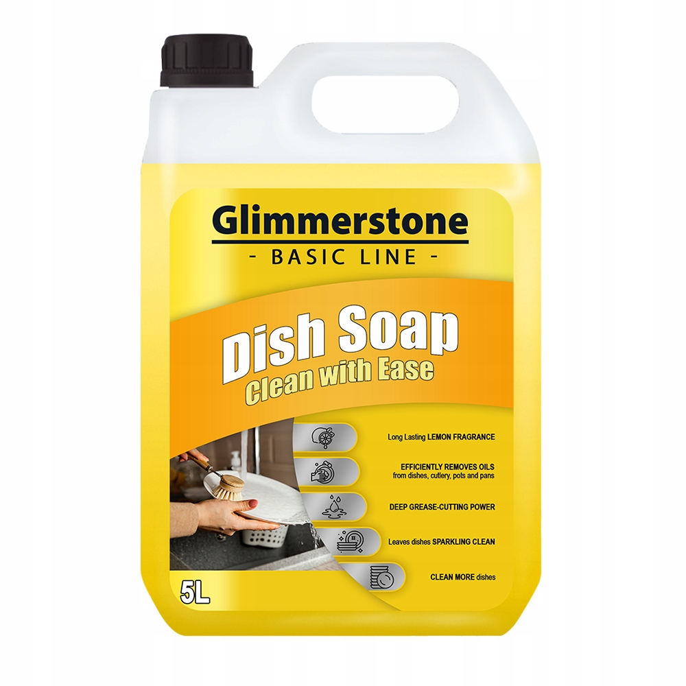 shumee Tekočina za pomivanje posode z vonjem limone, moderna formula, 5 ...