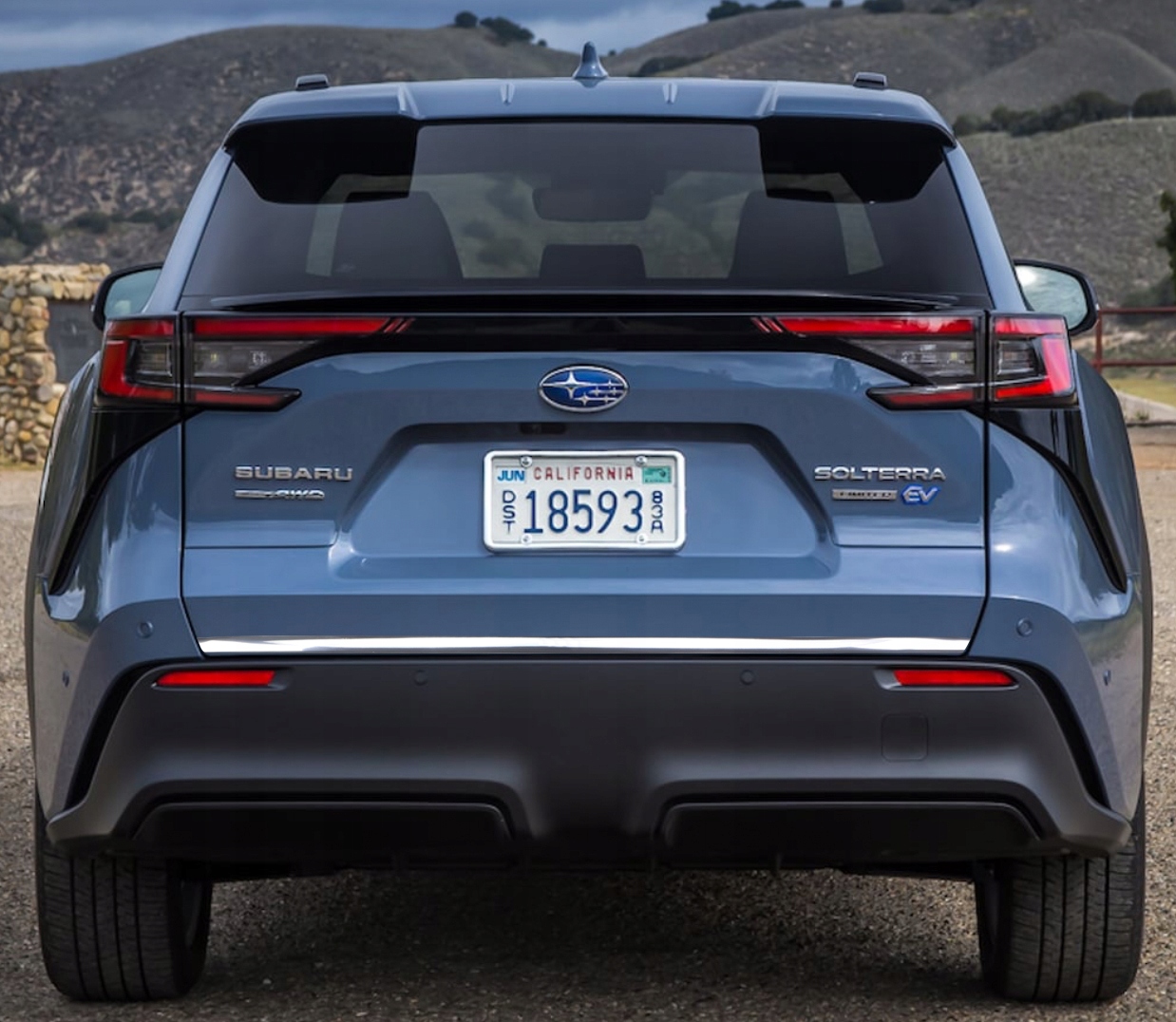 Kromirana letev - podrobnosti od blizu Subaru Solterra