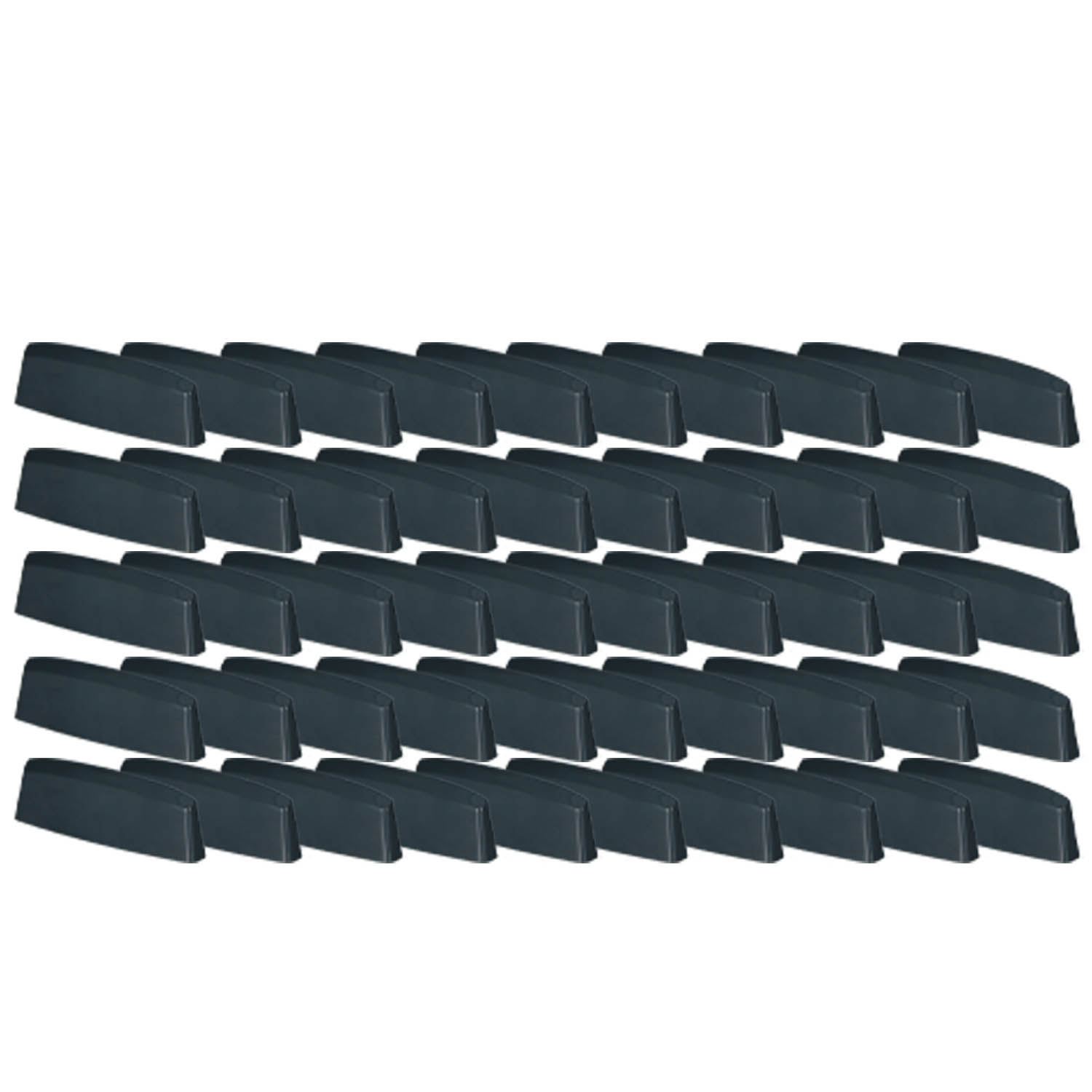 Dräneringsplugg för PVC-fönster antracitfärgad 36 mm 50-pack