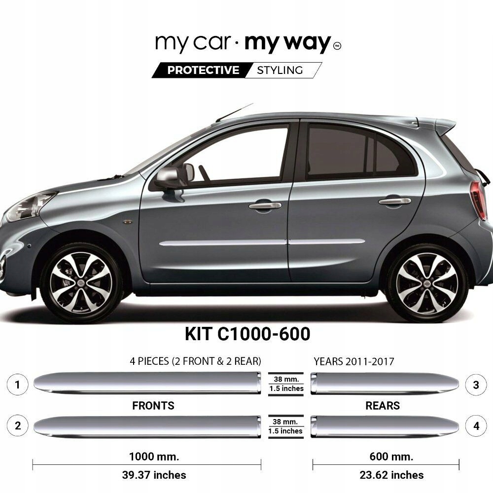 Nissan Micra KROMIRANE stranske letve