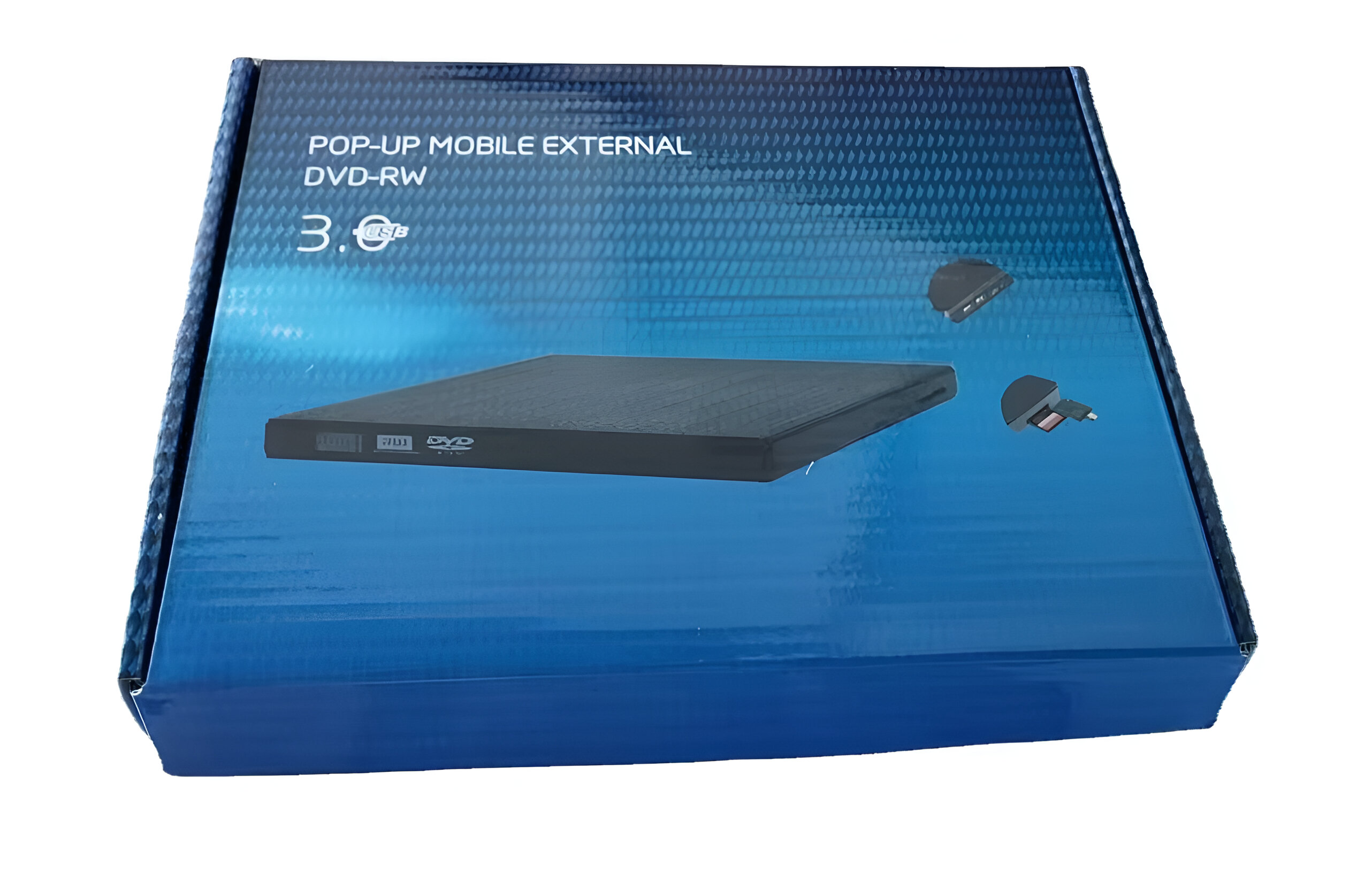 Unitate optica externa Tradebit DVD CD, 2 USB 3.0, cititor card SD