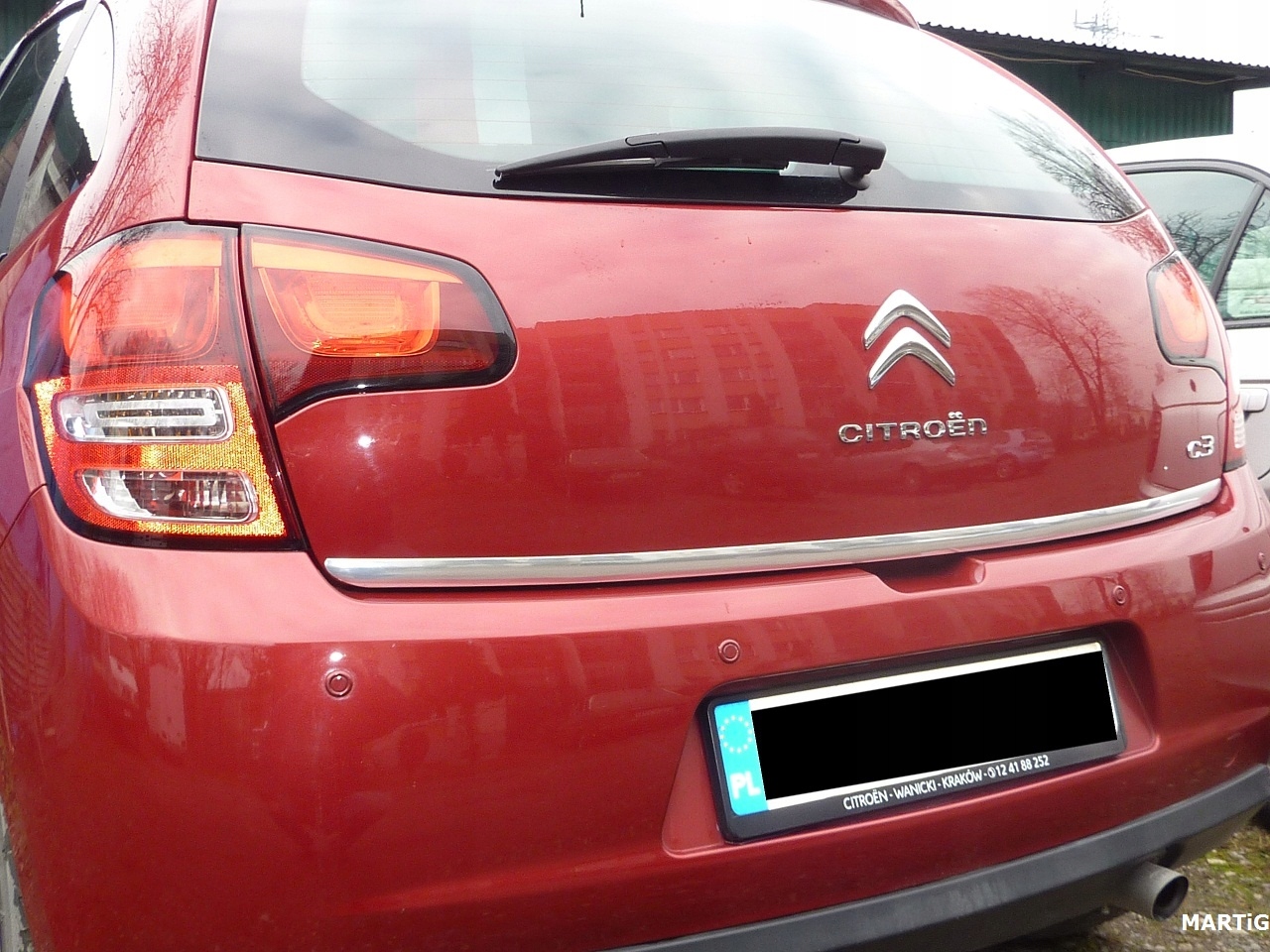 Kromirana letev za hatchback C3