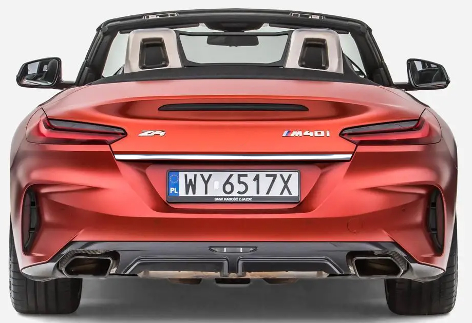 Kromirana obloga prtljažnih vrat BMW Z4 2018+