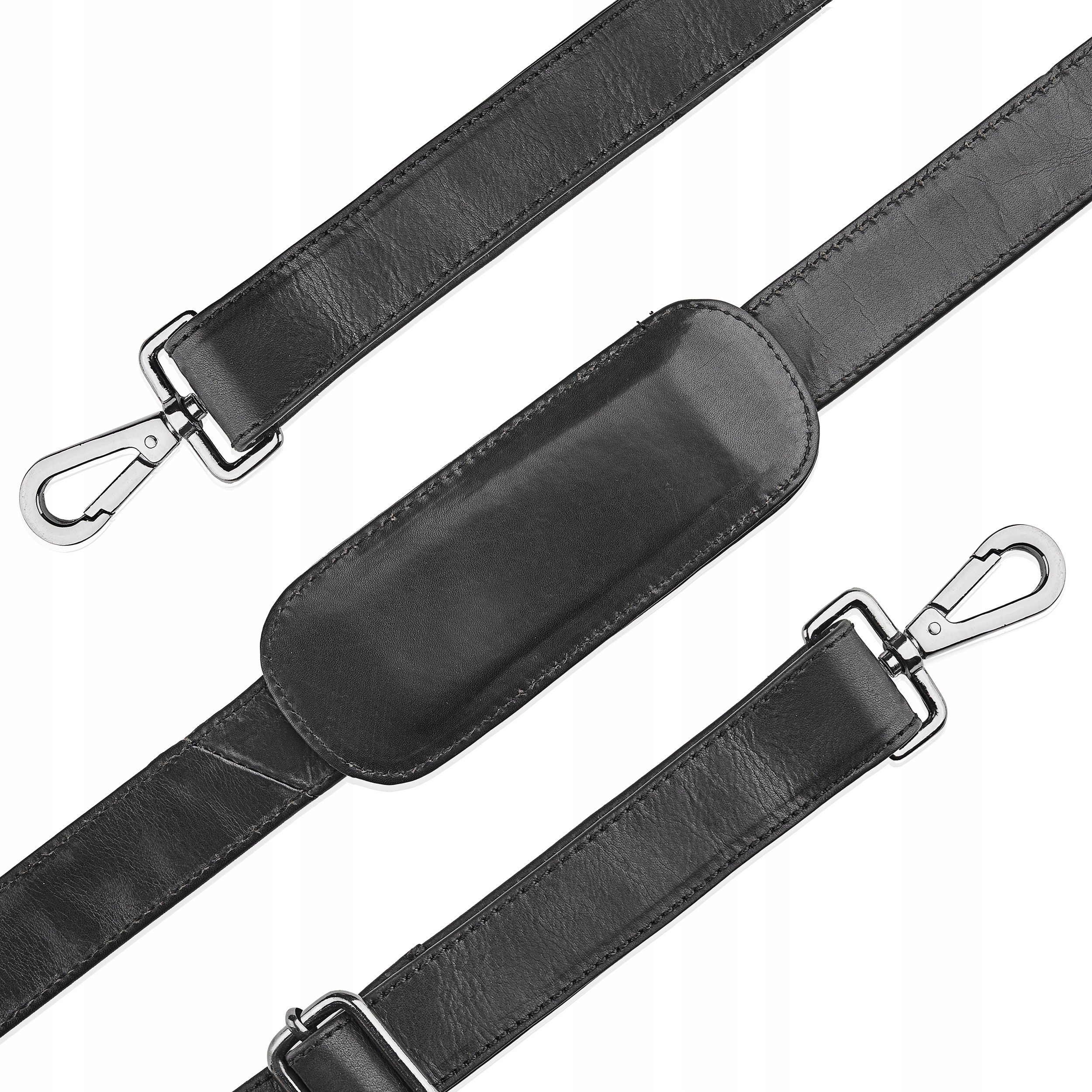 TBS STRAP svart ersättningsrem för vintage- och Cambridge-väskor
