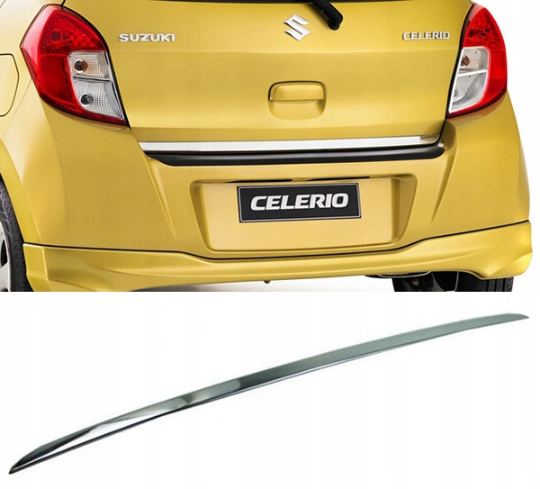 Detalji kromirane obloge za poklopac prtljažnika Suzuki Celerio