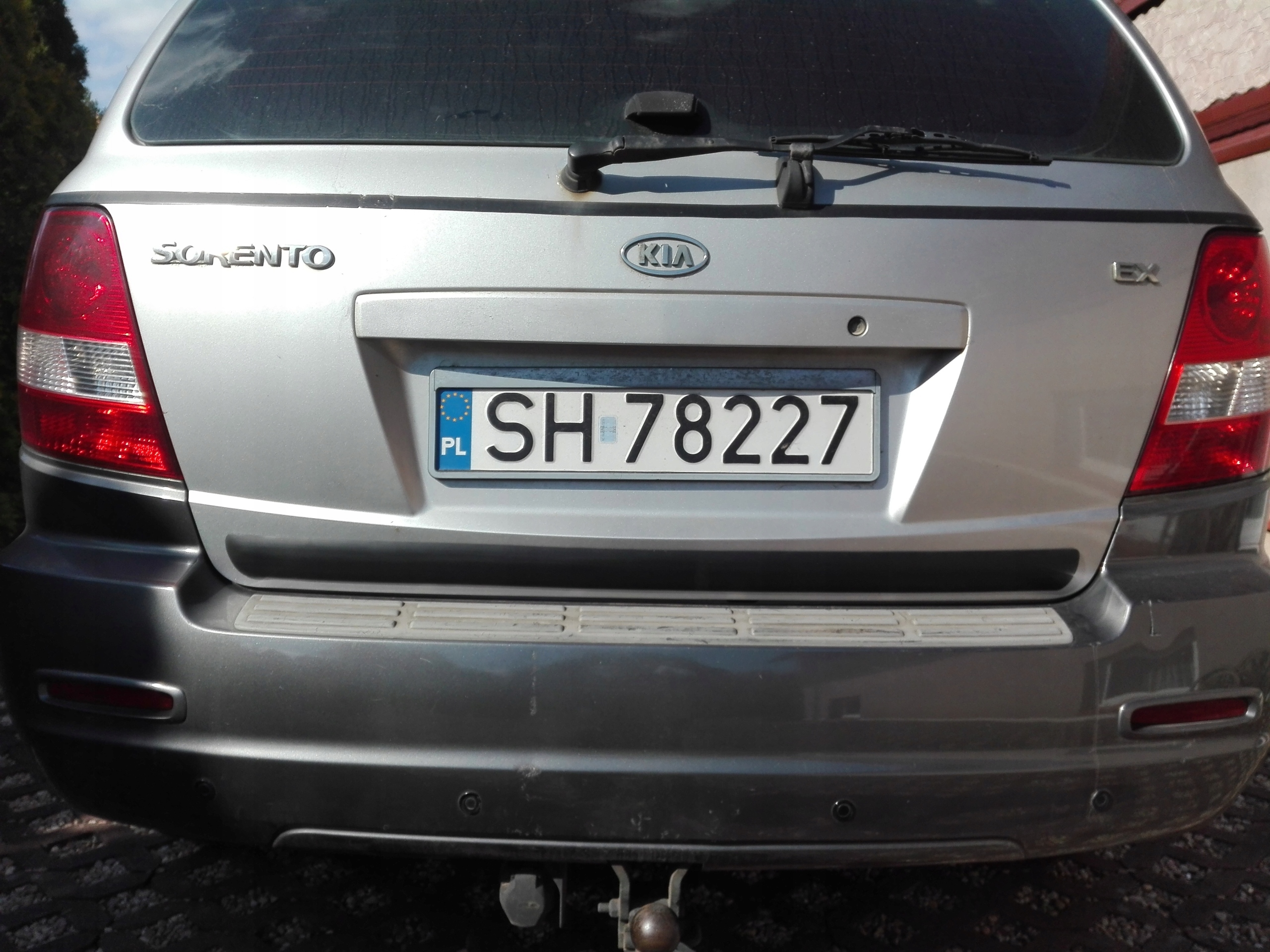 KIA Sorento I Obloga prtljažnika
