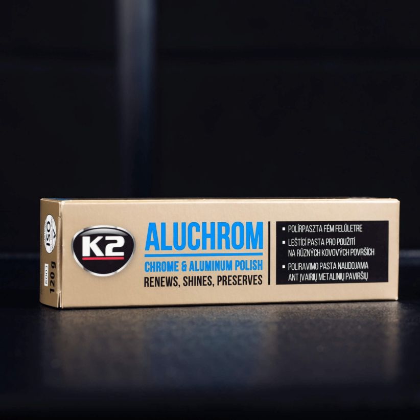 K2 Aluchrom 120g - pasta polerska do metali i chromu