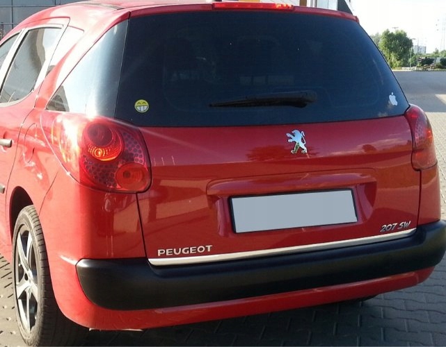 Kromirana obloga prtljažnika