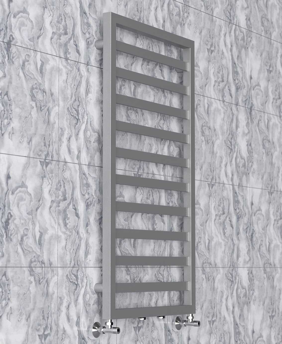 *Grzejnik łazienkowy MELY 720x530 318W *SZARY*