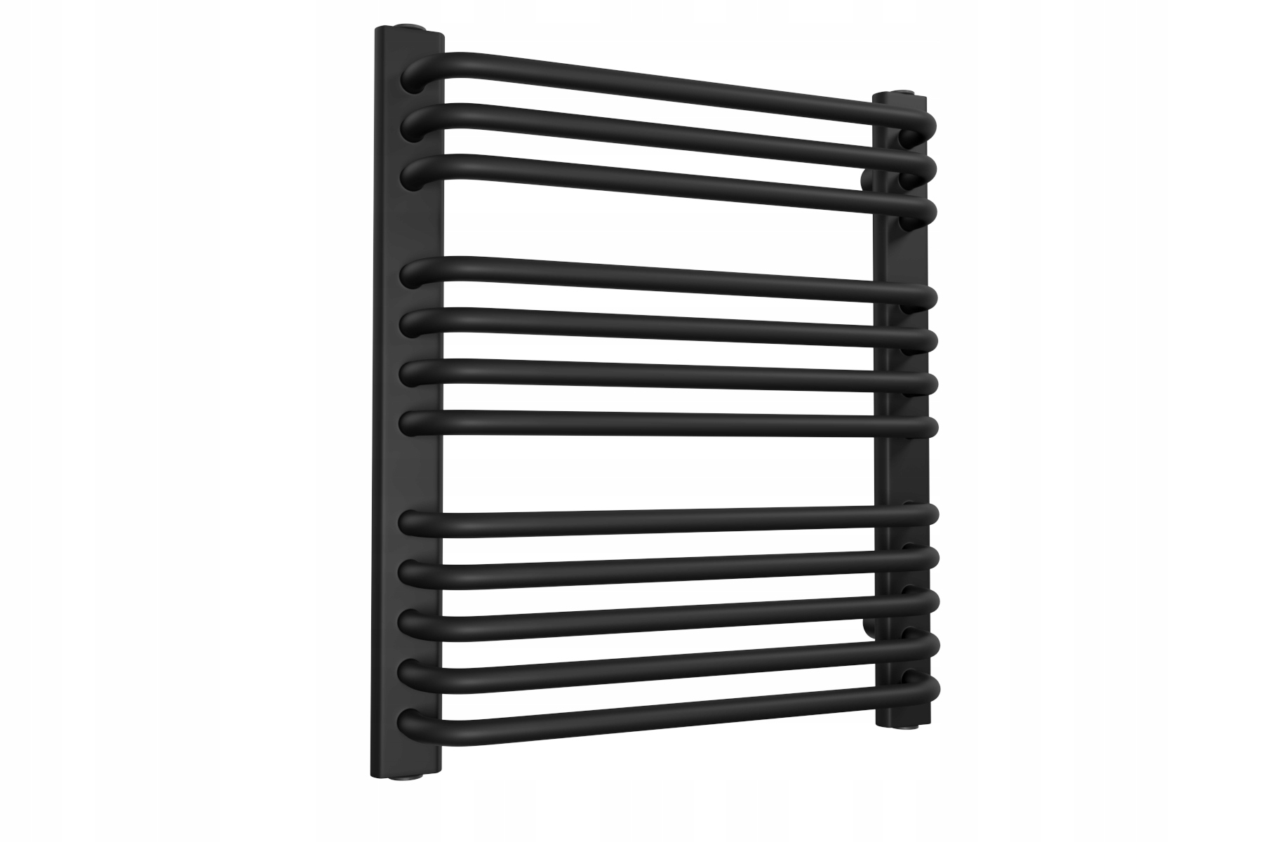 Grzejnik drabinkowy ALFA 1120/500 czarny mat
