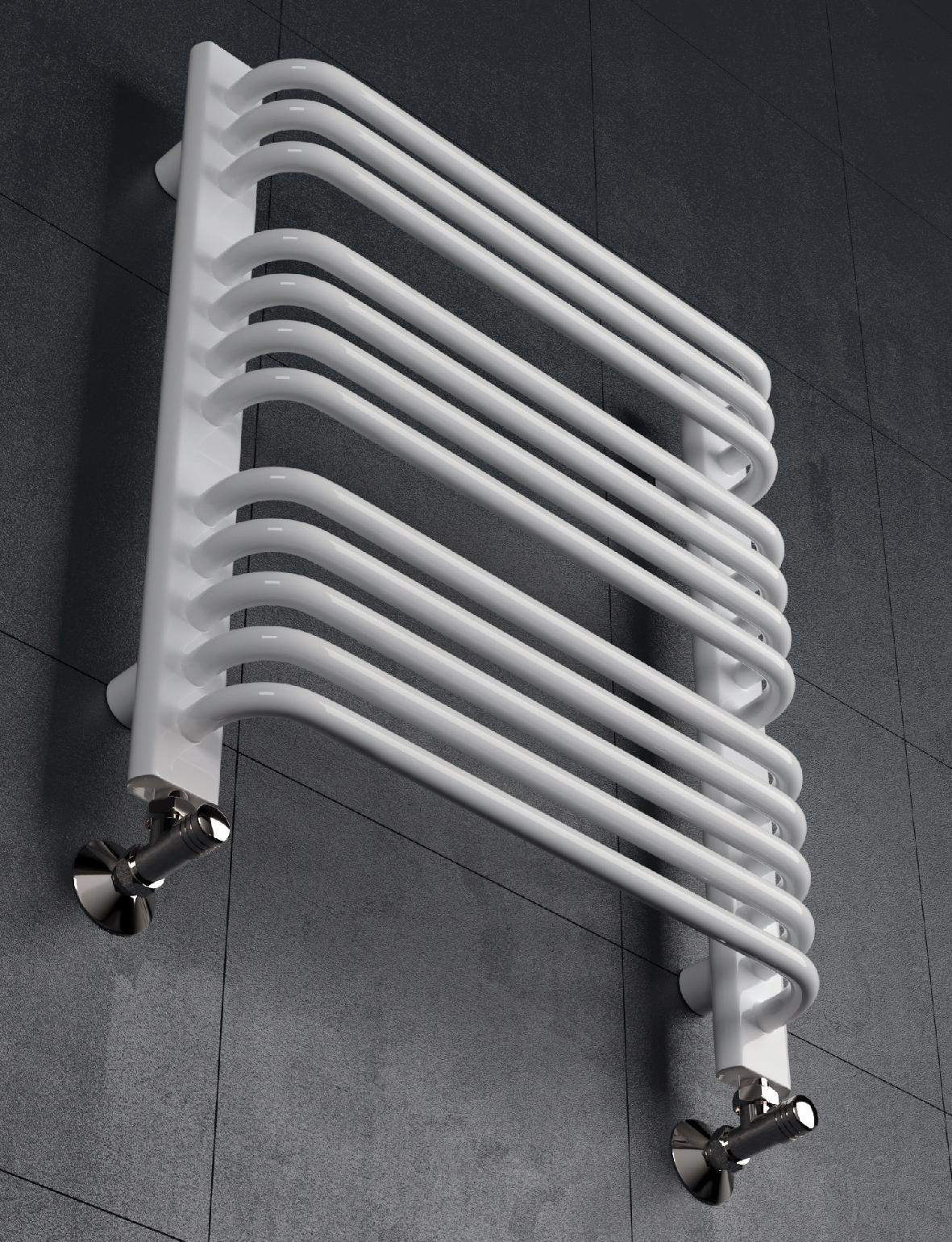 Grzejnik drabinkowy ALFA 720/400 biały połysk