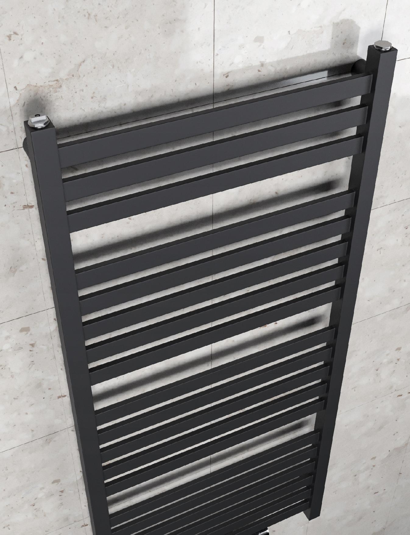 GRZEJNIK ŁAZIENKOWY PRIME-MID 750/630 CZARNY STR