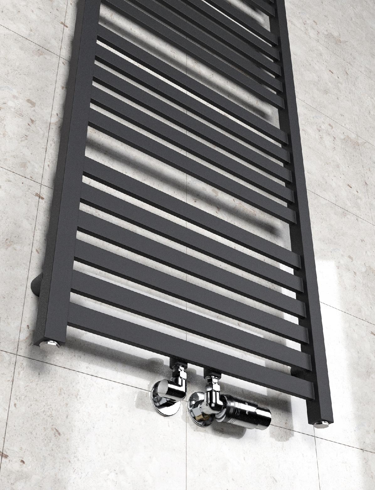 GRZEJNIK ŁAZIENKOWY PRIME-MID 750/630 CZARNY STR