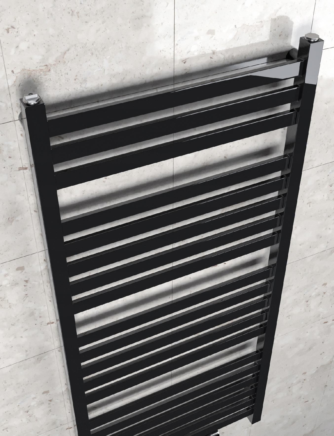 GRZEJNIK ŁAZIENKOWY PRIME-MID 1550/630 CZARNY