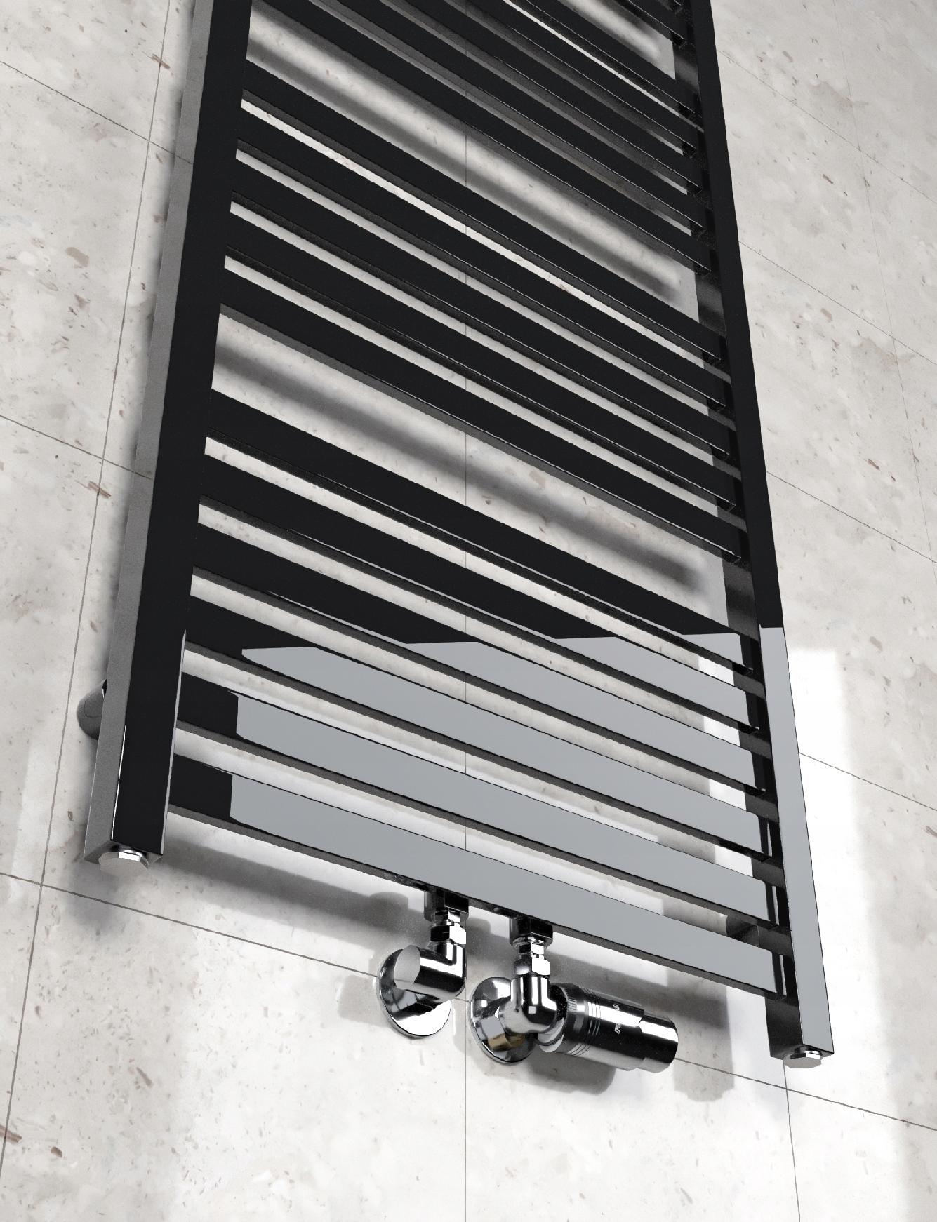 GRZEJNIK ŁAZIENKOWY PRIME-MID 1550/630 CZARNY