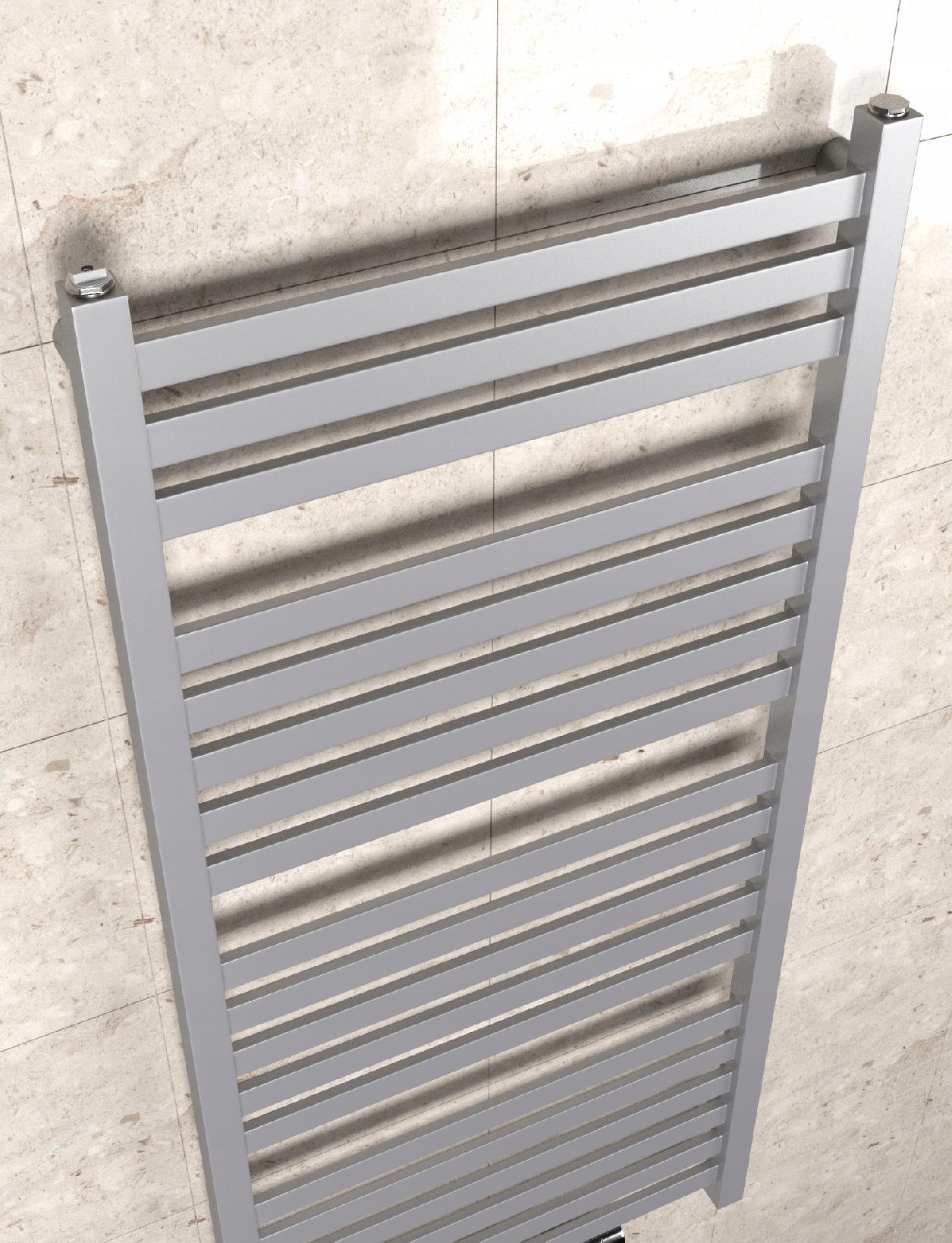 GRZEJNIK ŁAZIENKOWY PRIME-MID 1350/430 SREBRNY