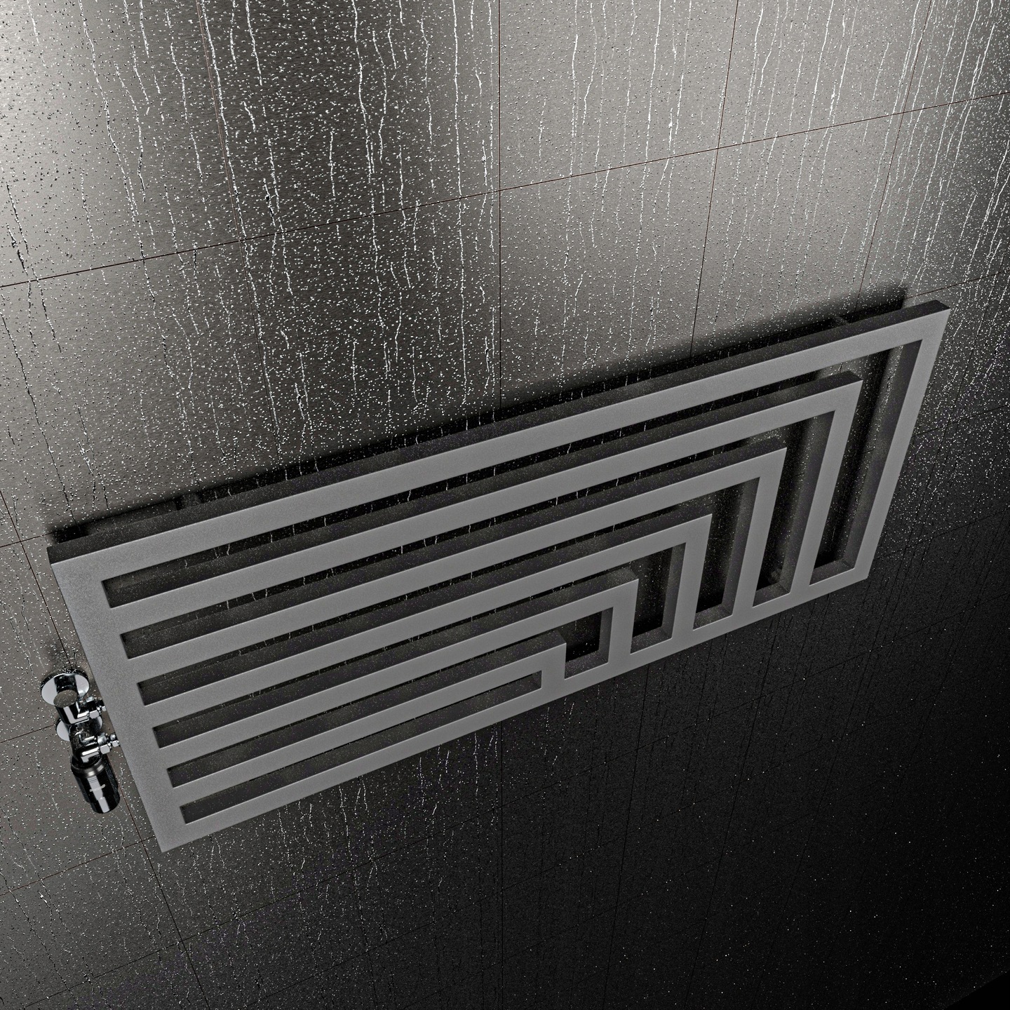 GRZEJNIK DEKORACYJNY SUN 1200/520 ANTRACYT