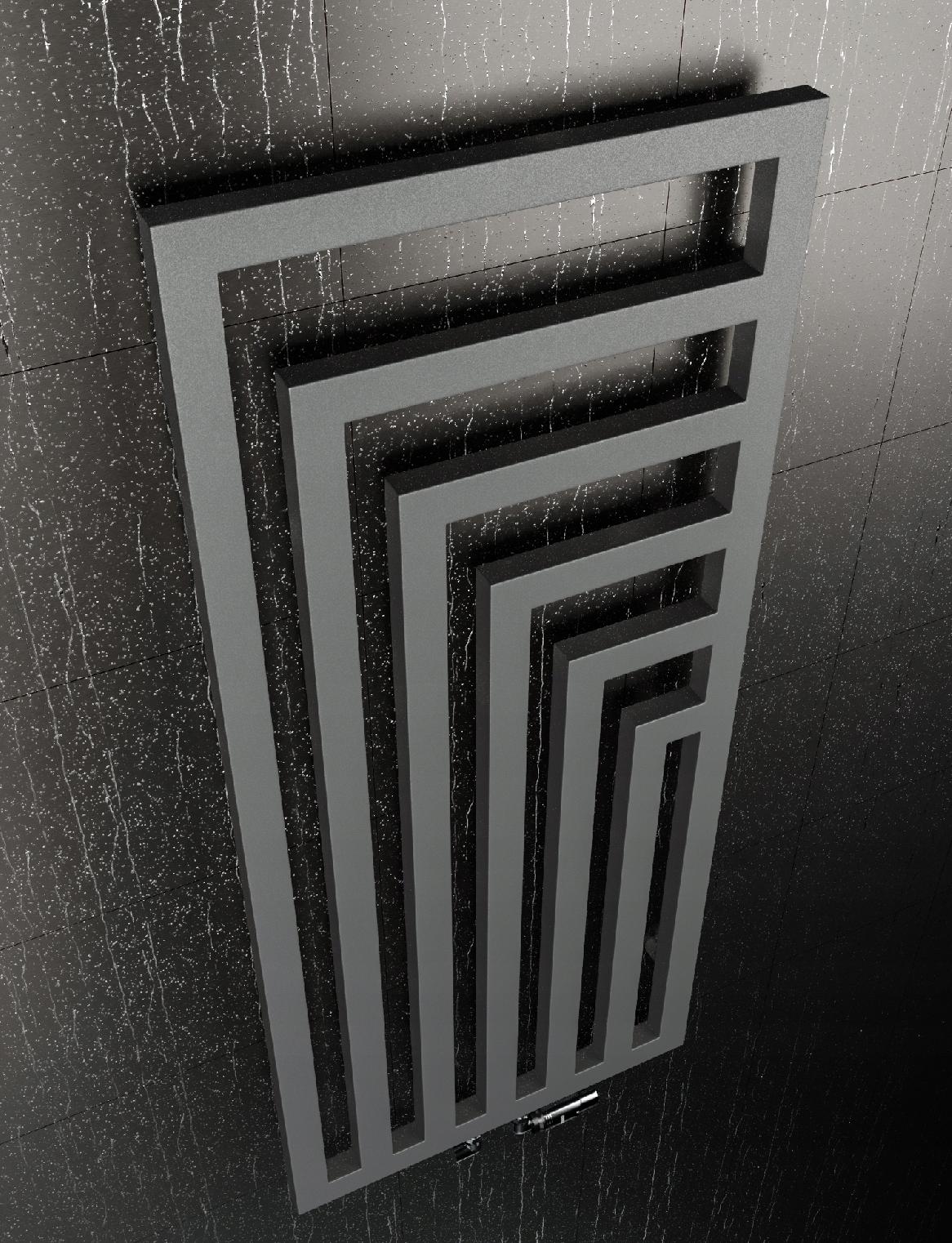 GRZEJNIK DEKORACYJNY SUN 1200/520 ANTRACYT