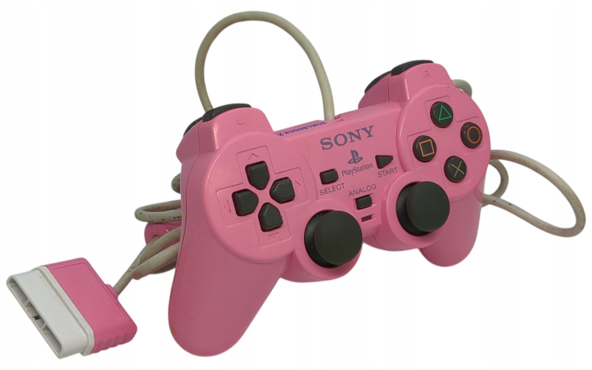Kontroler Pad Sony PlayStation 2 PS2 SCPH-10010 Różowy