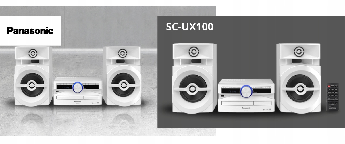 Panasonic SC-UX100 Wieża audio biała Bluetooth USB - Panasonic | Sklep ...