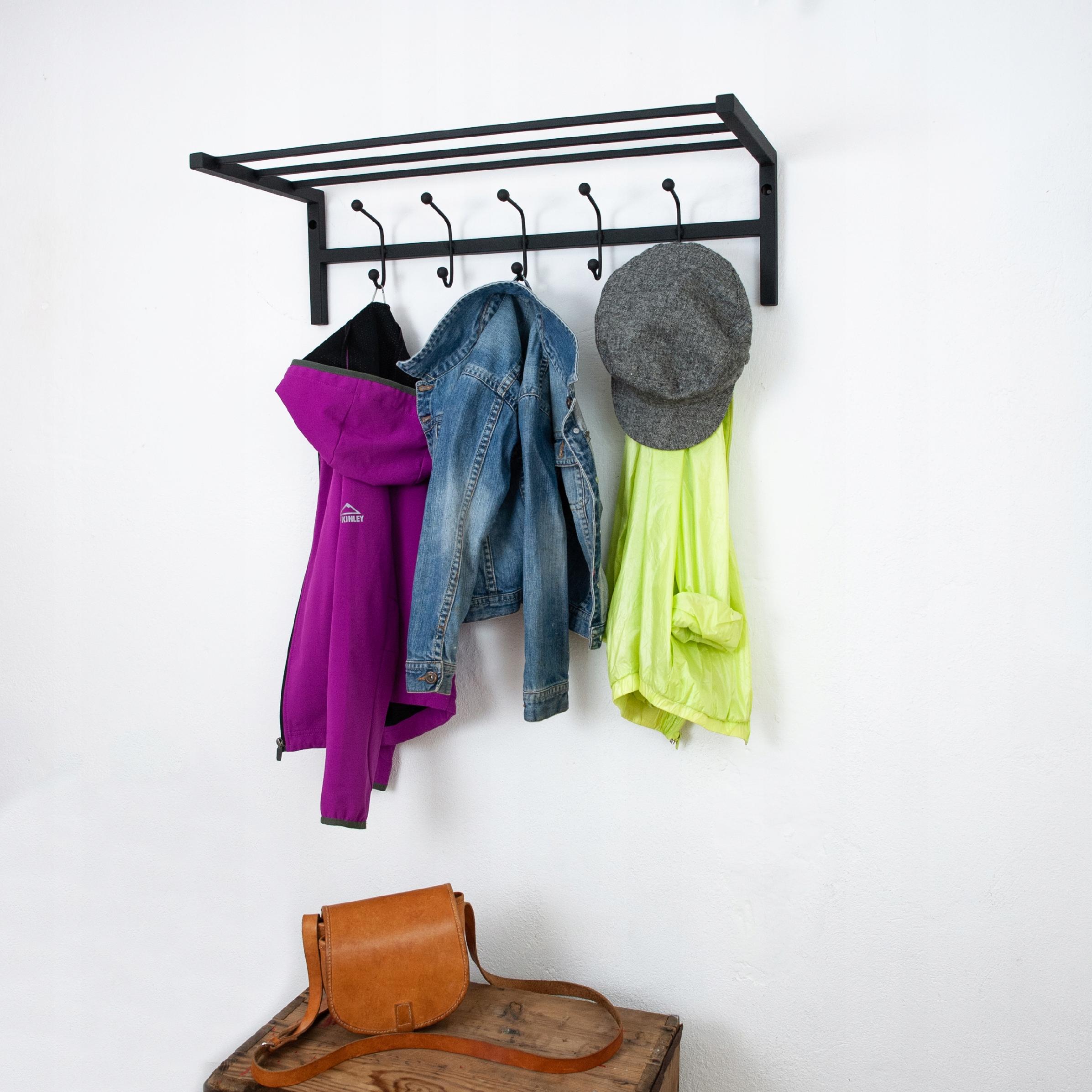 GESCHWEIß* Wandgarderobe Garderobenhaken Schwere, Hakenleiste, Kleiderhaken Wand