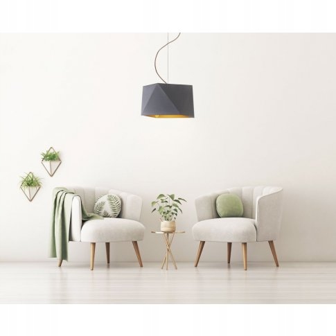 Lampa wisząca sufitowa DALI GOLD