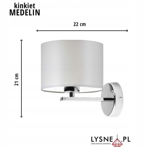 Kinkiet lampa ścienna MEDELIN