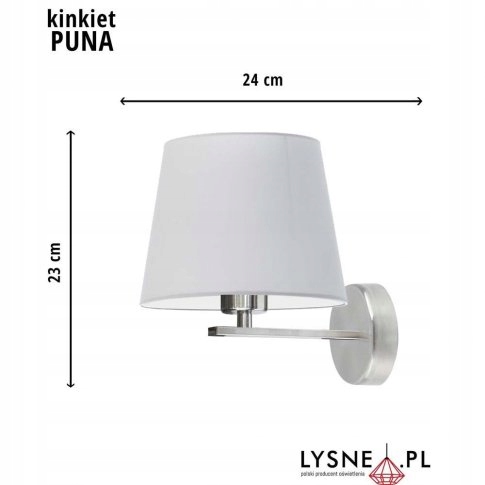 lampa ścienna kinkiet PUNA