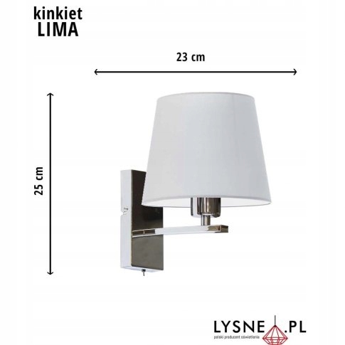 Kinkiet z włącznikiem LIMA