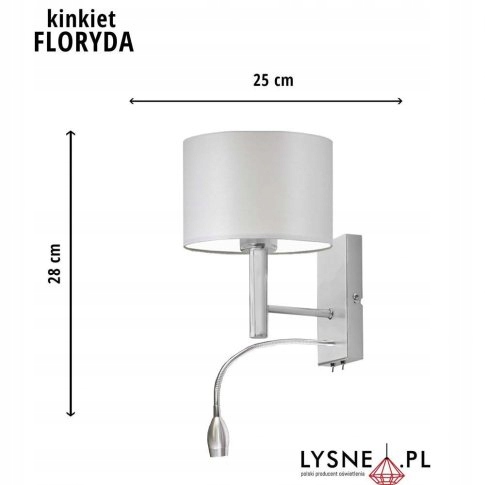 Kinkiet FLORYDA z panelem LED