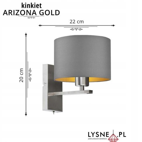 kinkiet ścienny ARIZONA GOLD