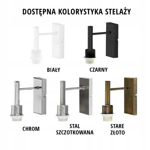 lampa ścienna kinkiet AKRA GOLD