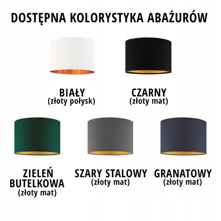 lampa ścienna kinkiet AKRA GOLD