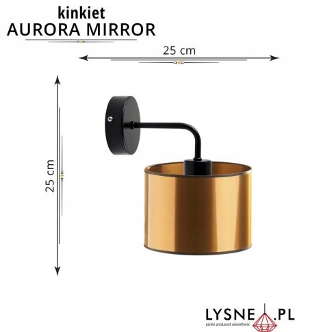 Kinkiet ścienny AURORA MIRROR