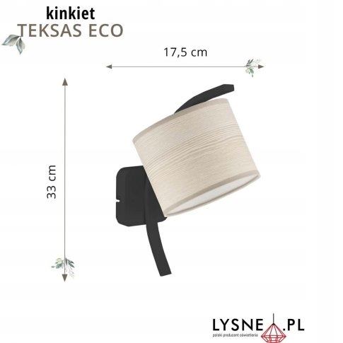 Lampa ścienna TEKSAS ECO