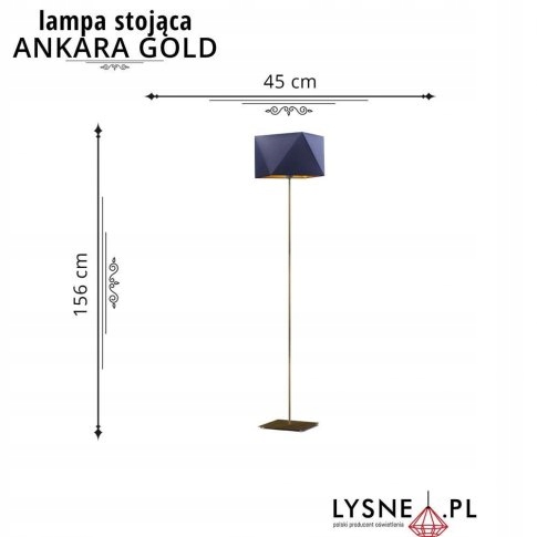Lampa stojąca podłogowa ANKARA GOLD
