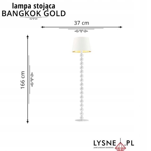 Lampa stojąca podłogowa BANGKOK GOLD